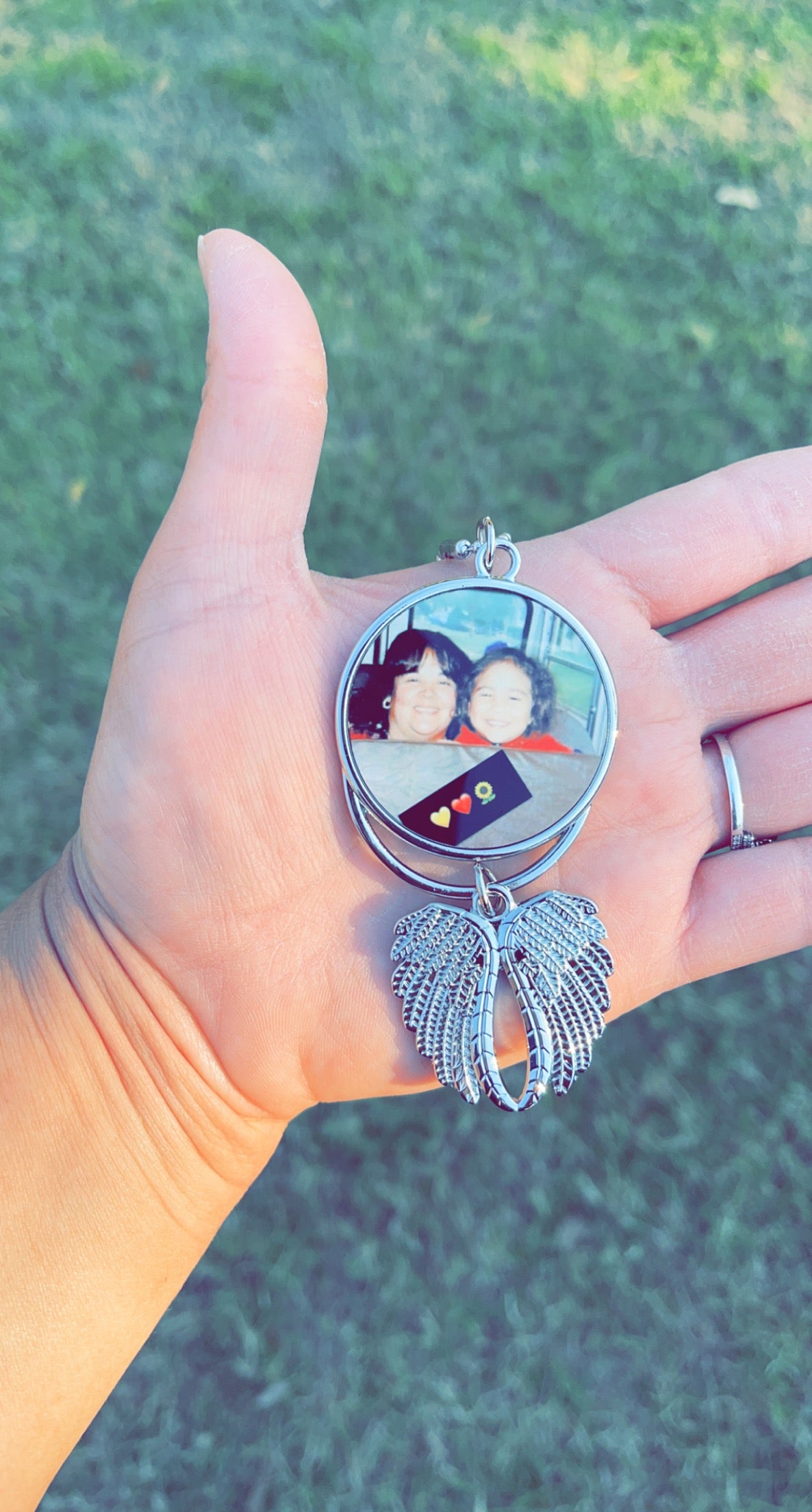 Angel Wings Car Ornament